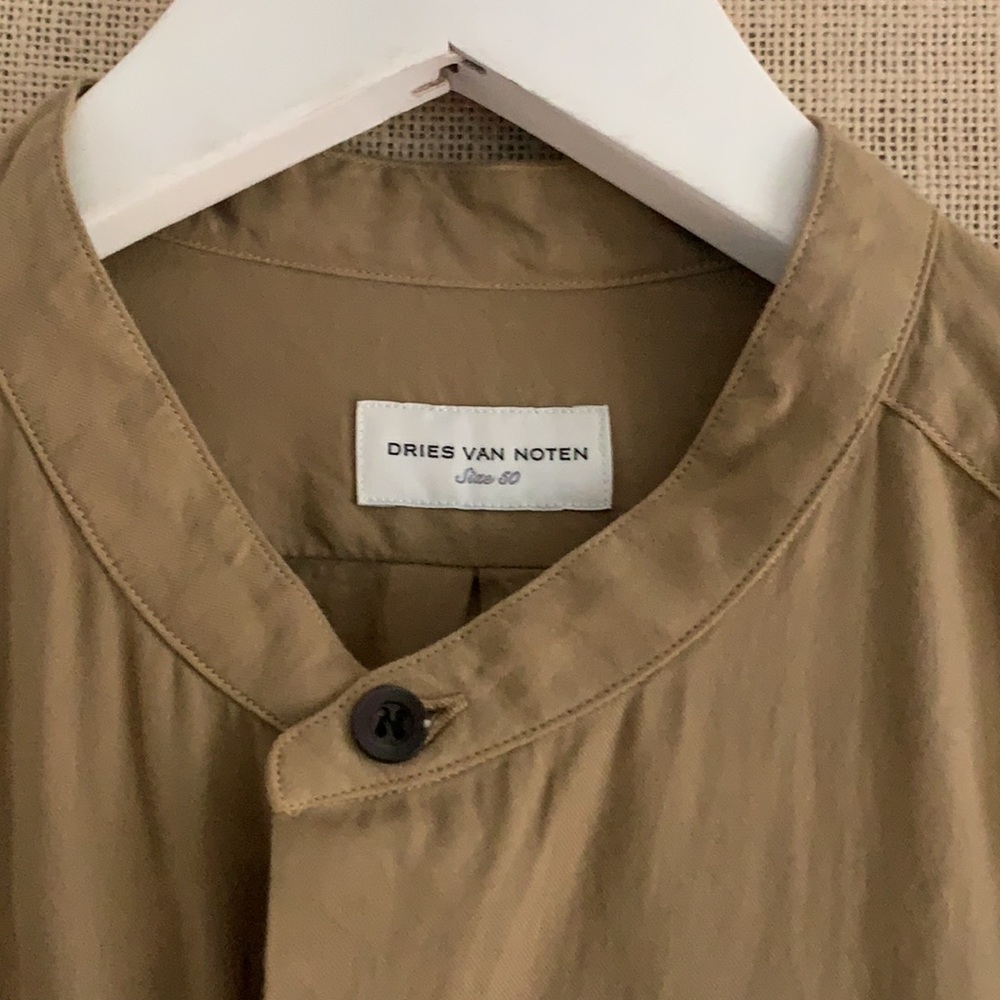Dries Van Noten military shirt long tunic with epaulets - Picture 7 of 12